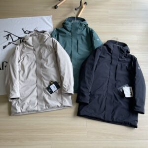 ARCTERYX mid length three color down jacket