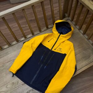 ARCTERYX Archaeopteryx unisex grid hard shell color blocked laminated jacket