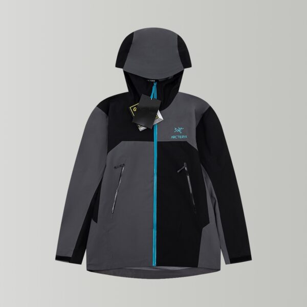 ARCTERYX Archaeopteryx Color blocked 2.0 Embroidered Hooded Hardshell Jacket