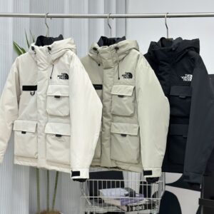 The North Face multi pocket workwear down jacket