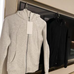 Lululemon two-color slim fit hooded sweatshirt